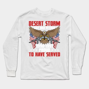 Desert Storm Veteran T-shirt Long Sleeve T-Shirt